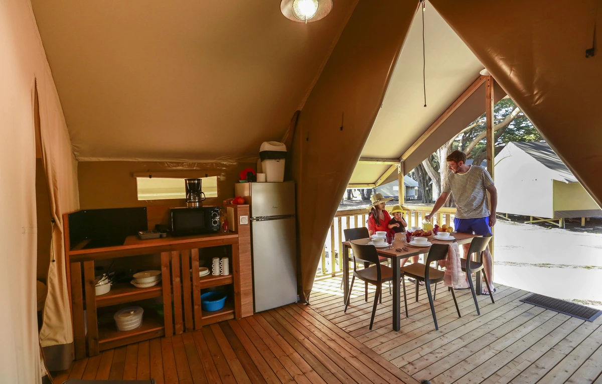 tente lodge hebergement camping ile de re