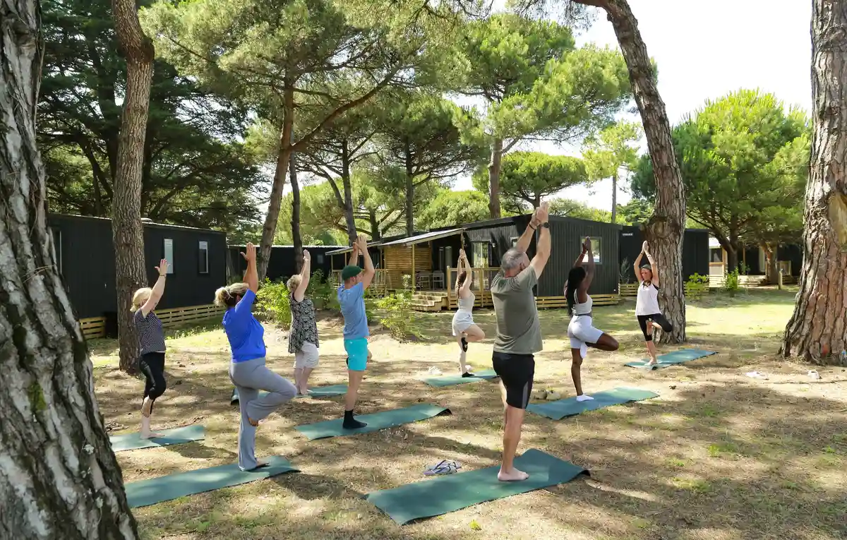 yoga camping ile de re